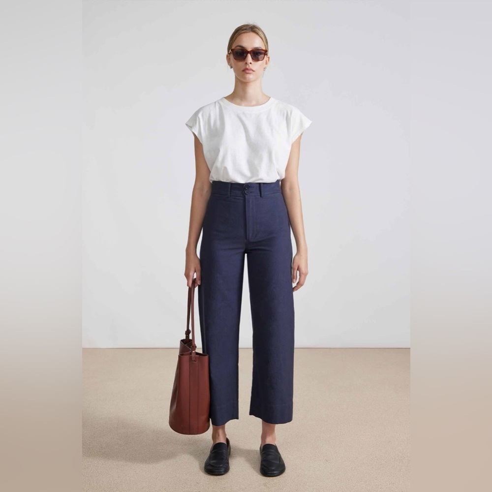 Apiece Apart Merida pants size 6 navy